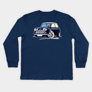 Rover Mini Cooper Sport Blue Kids Long Sleeve T-Shirt